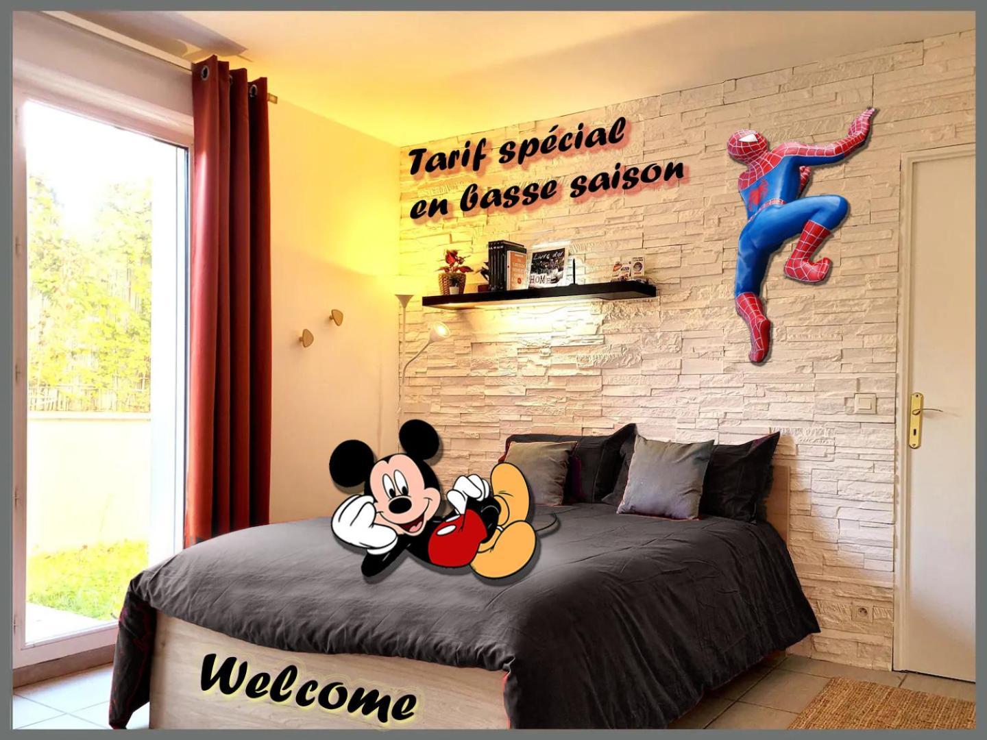 Appartement Avec Salle De Jeux Privee,10Min De Disney Transport En Commun 6 Couchages Chanteloup-en-Brie Esterno foto